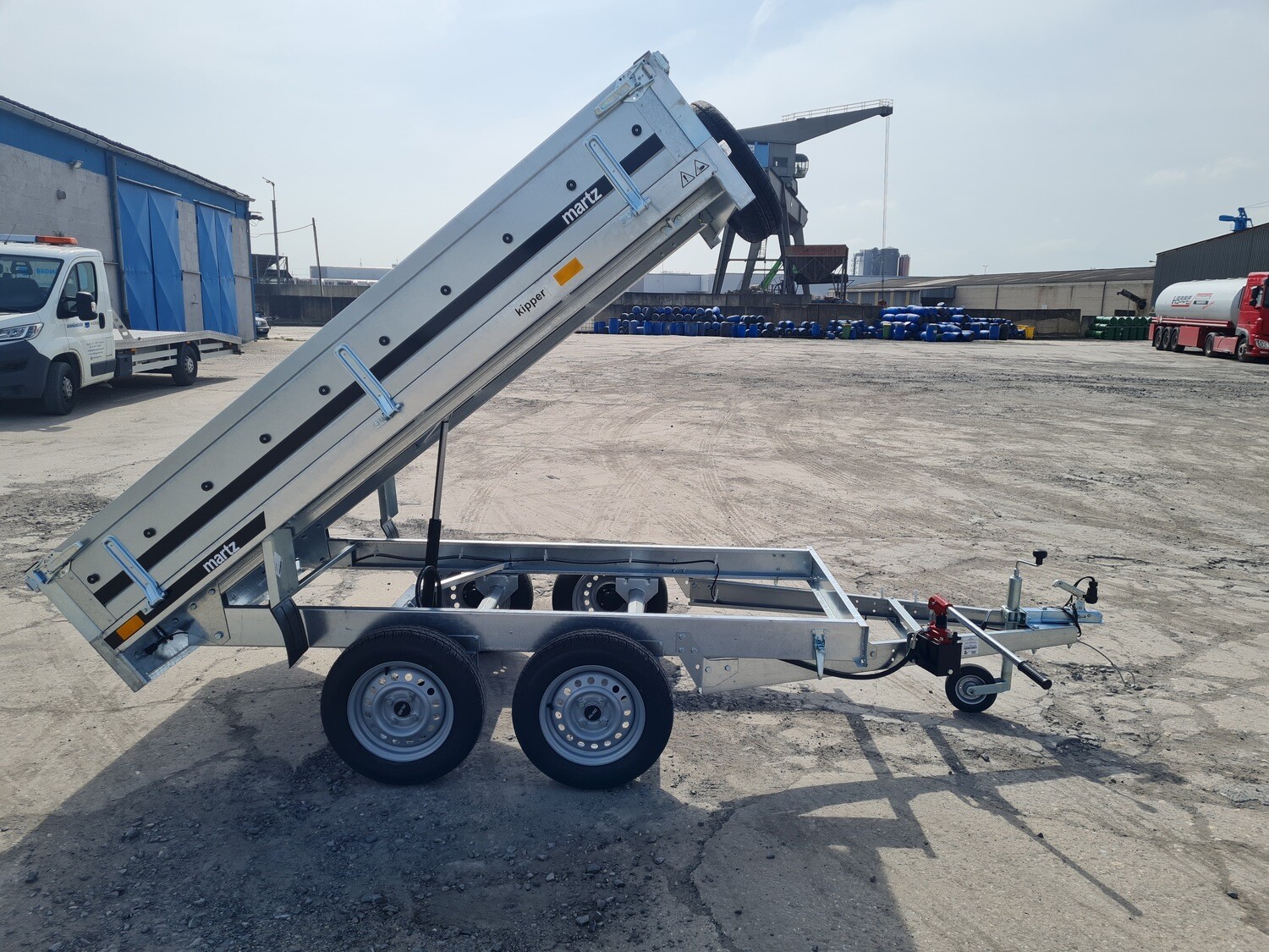 Rückwärtskipper Kipper Hochlader 2,55m x 1,53m 0,75t ⭐NEU⭐