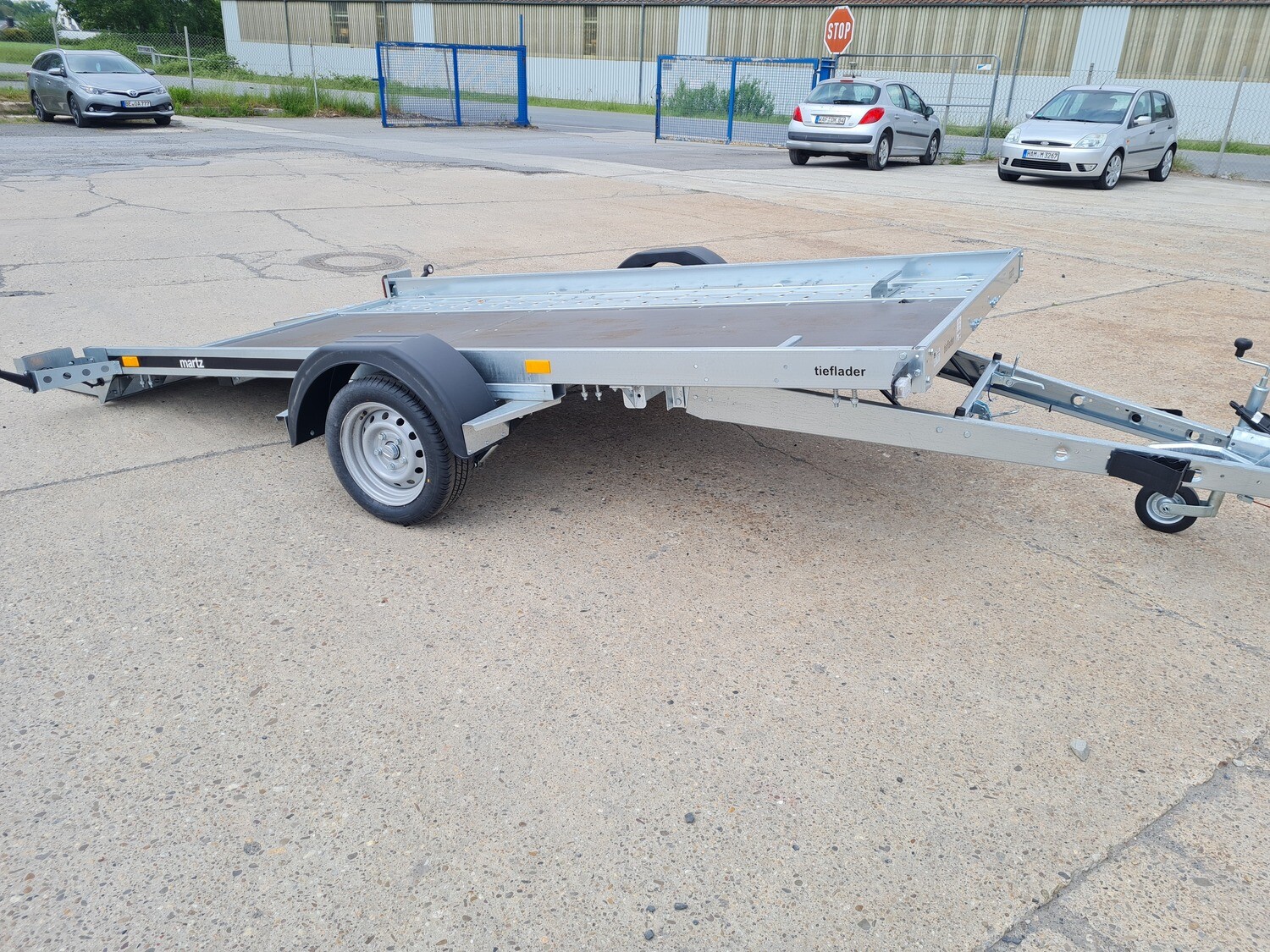 Autoanhänger Autotrailer Autotransporter kippbar 3,52m x 1,82m 1500kg 100kmh Zulassung⭐NEU⭐