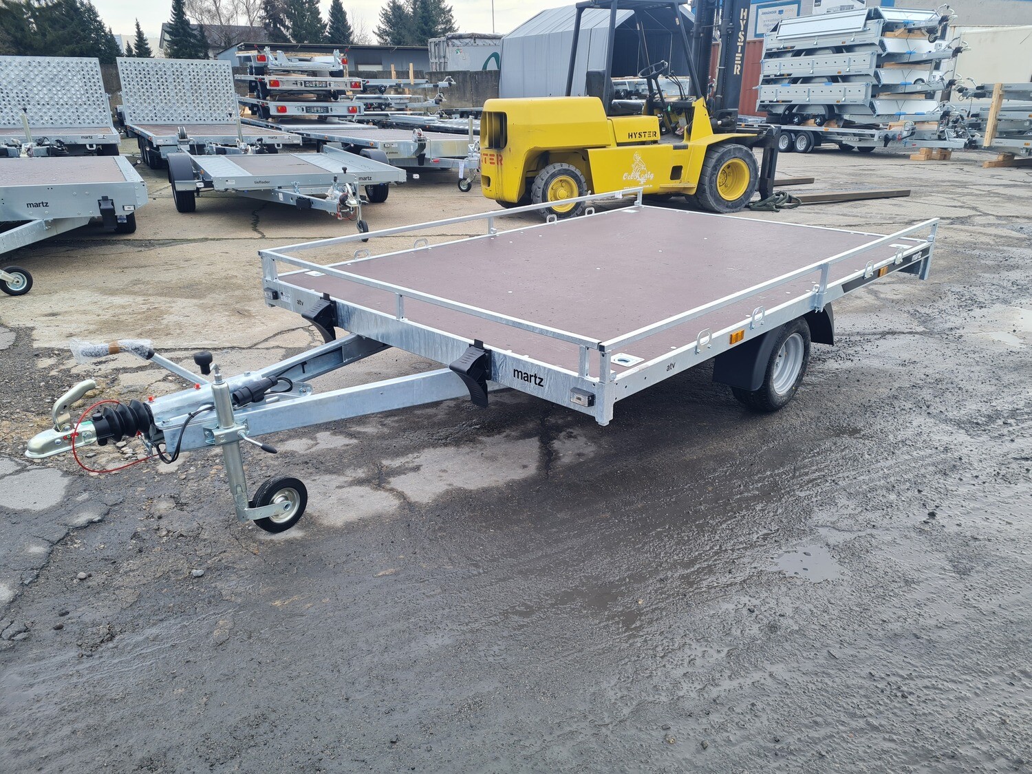 Martz Autoanhänger Autotrailer Quadanhänger 2,93m x 1,94m 1500kg⭐NEU⭐