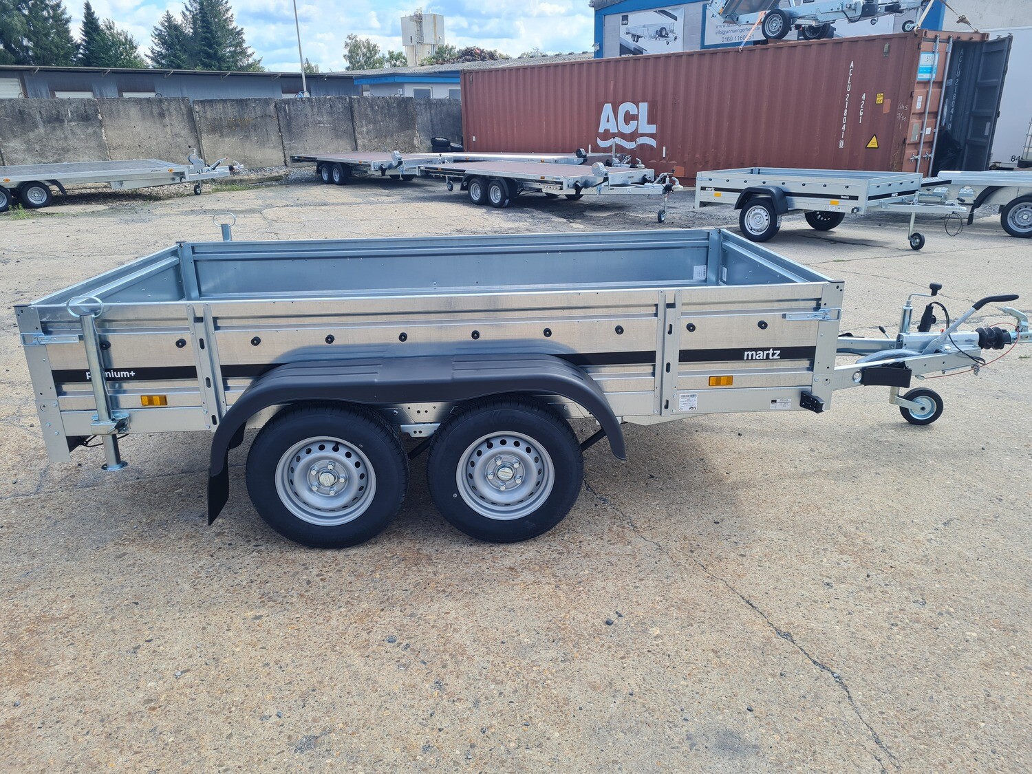 Autoanhänger Kastenanhänger Tieflader 2,64m x 1,50m 1500kg⭐NEU⭐