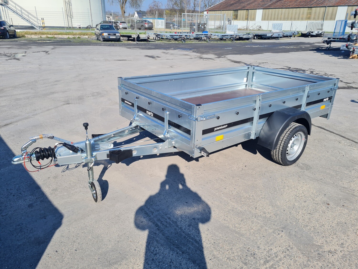Autoanhänger Tieflader Kastenanhänger 2,96m x 1,50m 1500kg⭐NEU⭐