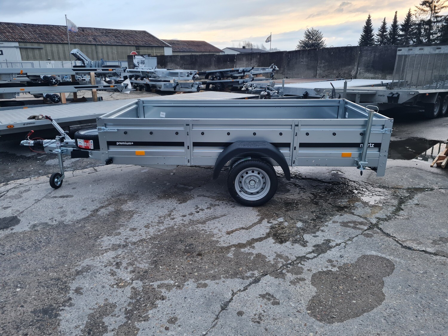 Autoanhänger Tieflader Kastenanhänger 2,96m x 1,50m 1000kg⭐NEU⭐
