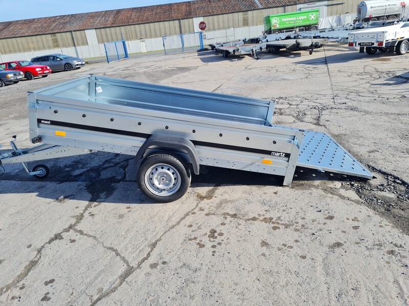 Autoanhänger Kastenanhänger Tieflader kippbar mit Rampe 2,64m x 1,26m 750kg⭐NEU⭐