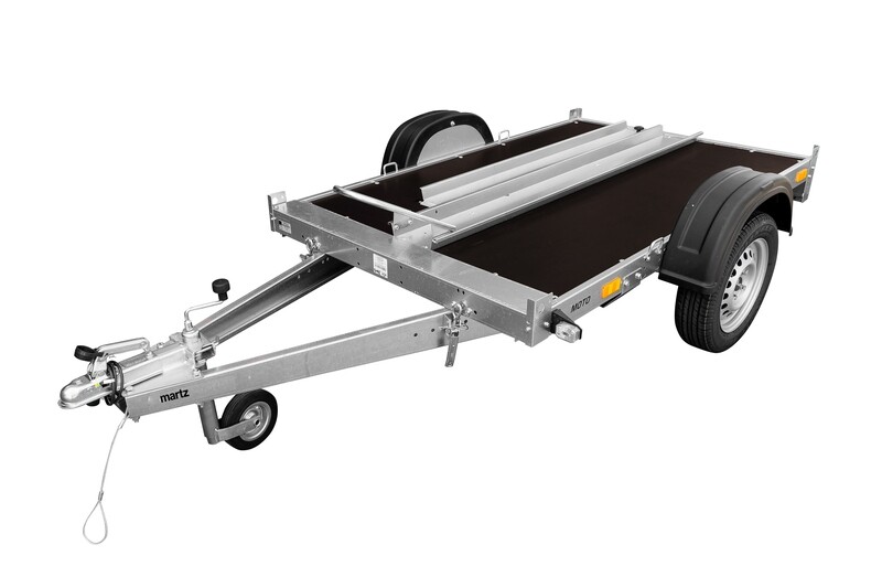 Autoanhänger Motorradanhänger für 1 Motorräder kippbar 750kg⭐NEU⭐