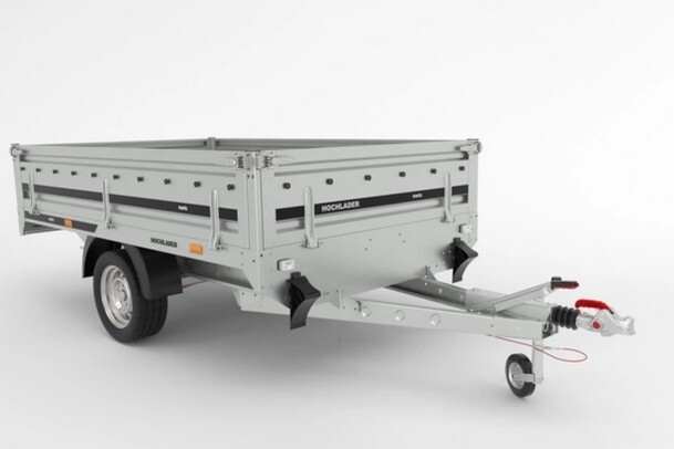 Autoanhänger Hochlader Kastenanhänger 2,54m x 1,51m 1300kg⭐NEU⭐
