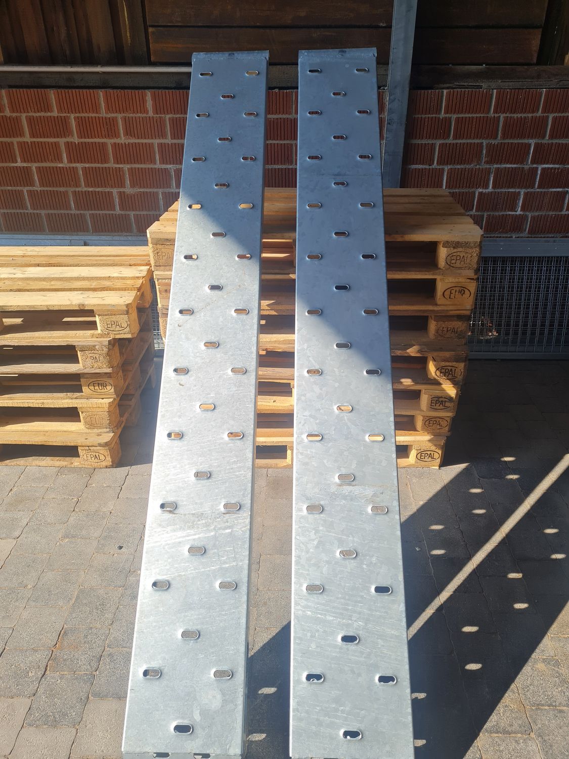 Auffahrrampen Stahl Paar 250cm x 30cm 3000kg feuerverzinkt⭐NEU⭐