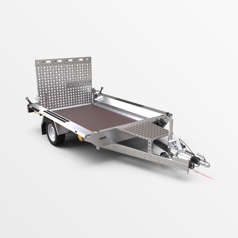 Autoanhänger Baumaschinenanhänger Maschinentrailer 2,60m x 1,53m 1800kg⭐NEU⭐