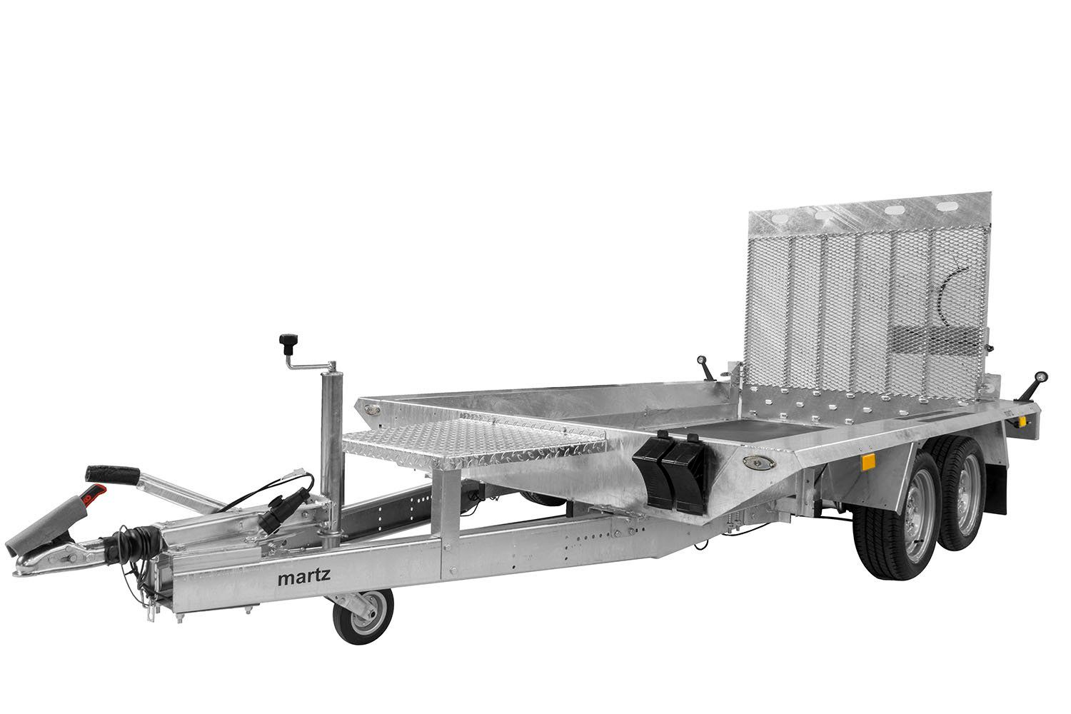 Baumaschinenanhänger Autoanhänger Maschinentrailer 4,0m x 1,80m 2700kg mit Siebdruckplatte⭐NEU⭐