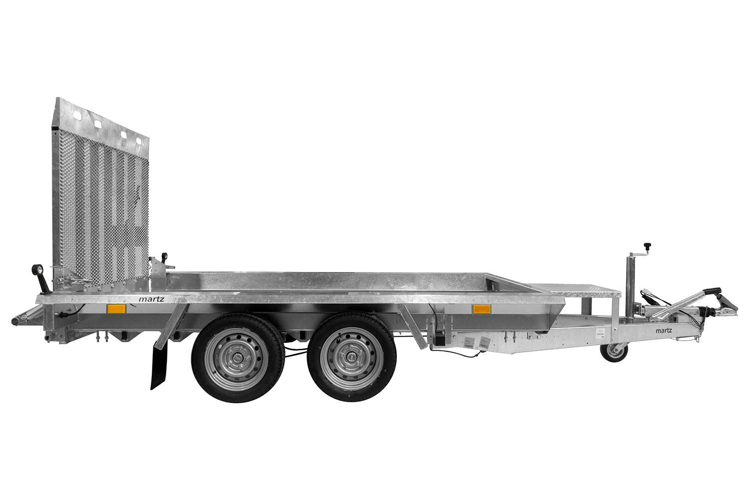 Baumaschinenanhänger Autoanhänger Maschinentrailer 4,0m x 1,80m 3000kg mit Siebdruckplatte⭐NEU⭐
