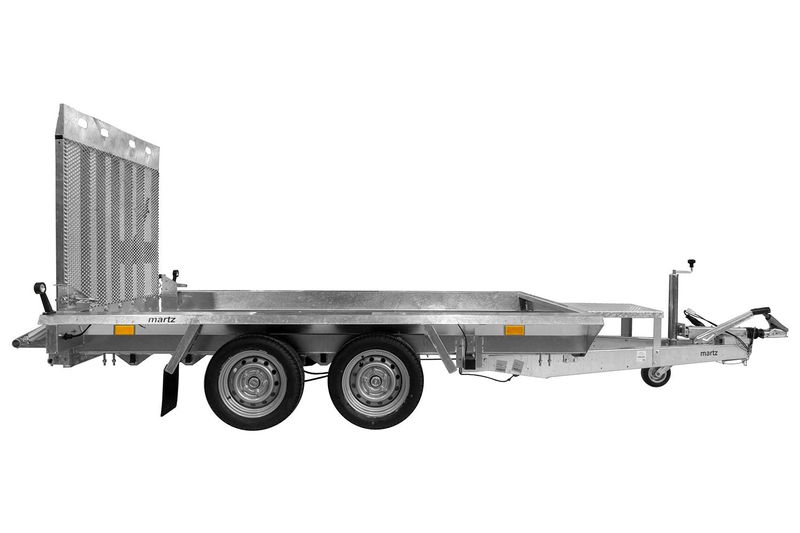 Baumaschinenanhänger Autoanhänger Maschinentrailer 4,0m x 1,80m 3000kg mit Siebdruckplatte⭐NEU⭐