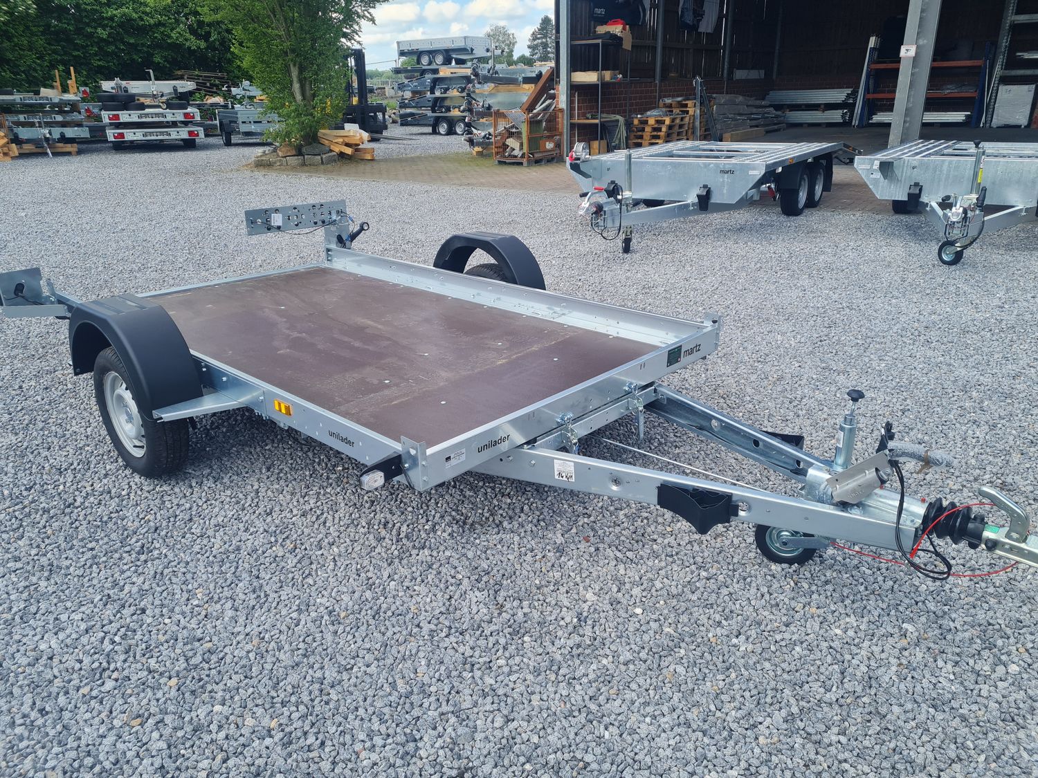 Autoanhänger Plattformanhänger kippbar 4,00m x 1,84m 1500kg⭐NEU⭐