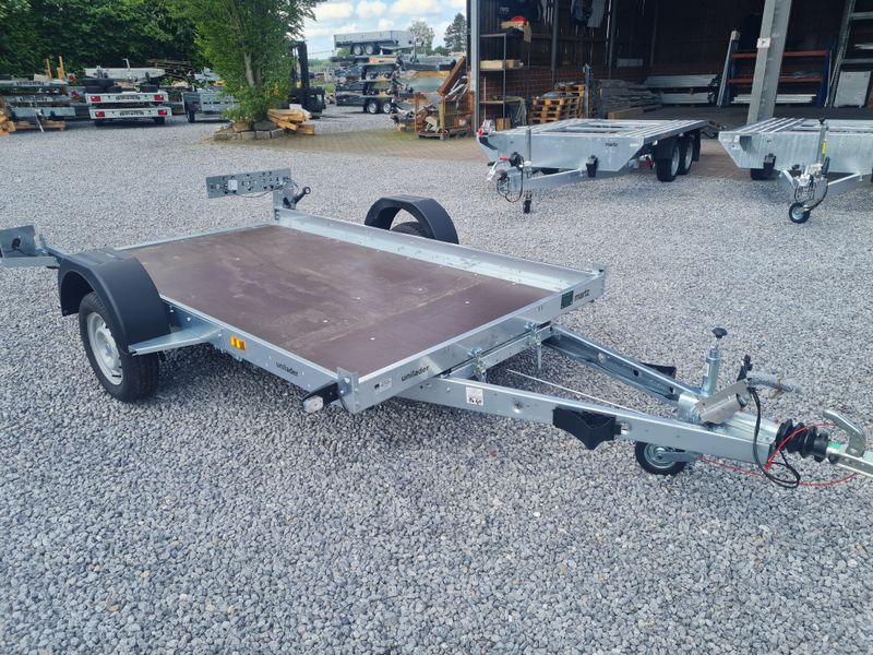 Autoanhänger Plattformanhänger kippbar 4,00m x 1,84m 1500kg⭐NEU⭐