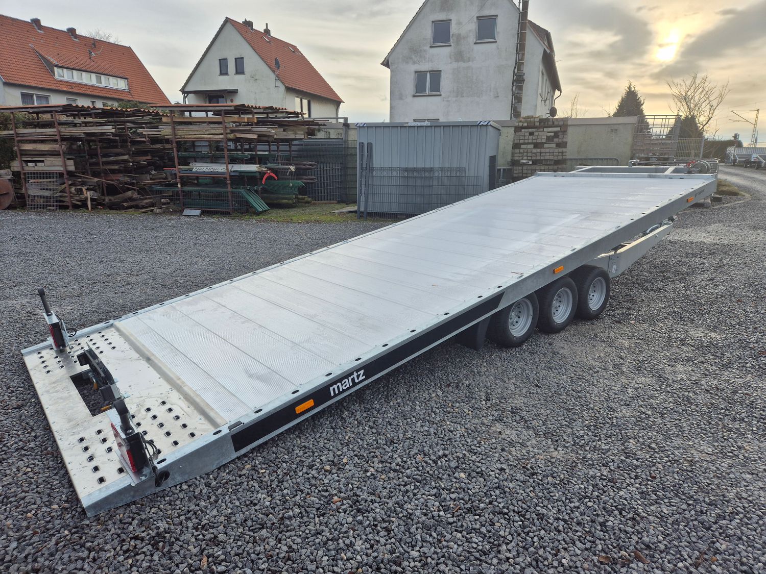 Martz Autoanhänger Autotrailer kippbar 6,00m x 2,06m 3,5t mit durchgängiger Aluboden⭐NEU⭐
