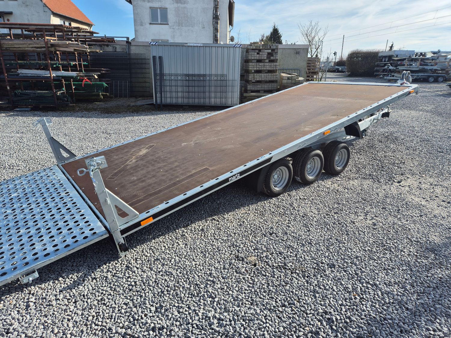 Autoanhänger Hochlader Plattform kippbar 6,00m x 2,11m 3,5t 3-Achser⭐NEU⭐