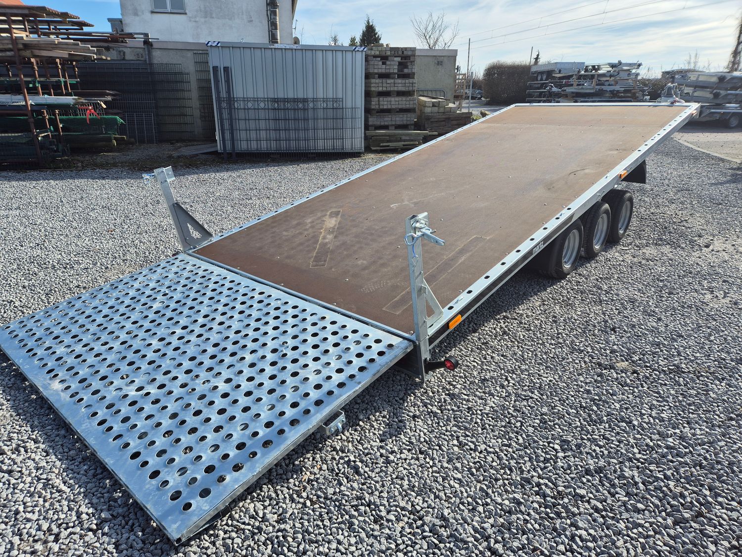 Autoanhänger Hochlader Plattform kippbar 5,07m x 2,11m 3,5t 3-Achser⭐NEU⭐