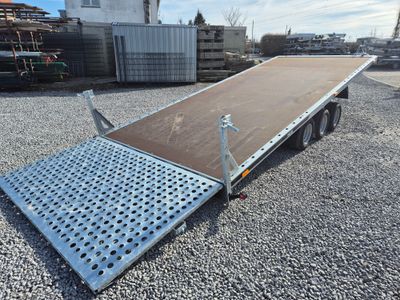 Autoanhänger Hochlader Plattform kippbar 5,07m x 2,11m 3,5t 3-Achser⭐NEU⭐