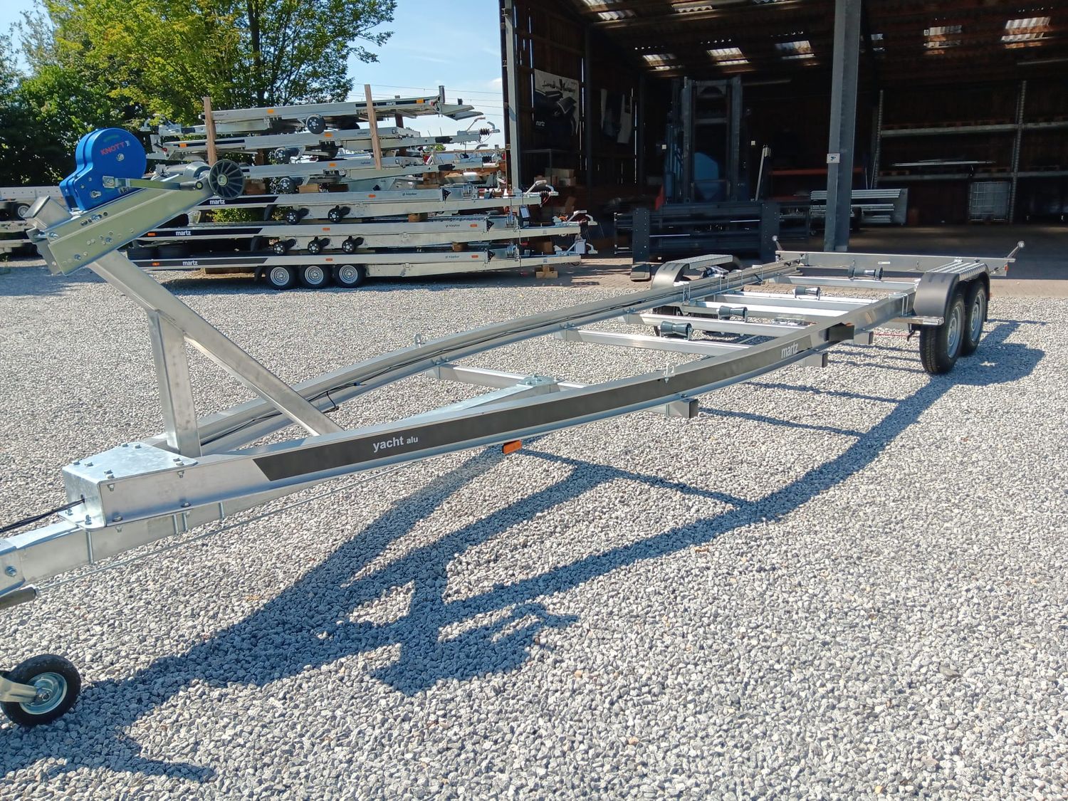 Bootsanhänger Yachtanhänger Trailer Alu 10,84m x 2,09m 3,5t⭐NEU⭐
