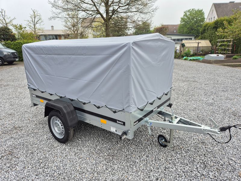 Martz Autoanhänger Kastenanhänger mit Plane kippbar 2,30m x 1,26m x 1,10m 750kg⭐NEU⭐