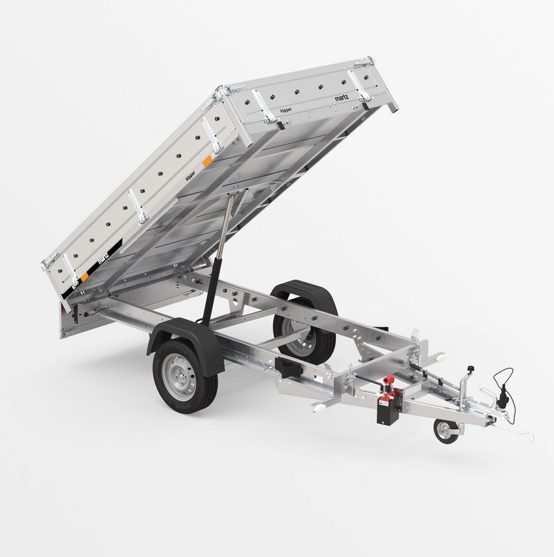 Rückwärtskipper Kipper Hochlader mit Alubordwänden 2,53m x 1,52m 0,75t ⭐NEUES MODELL⭐
