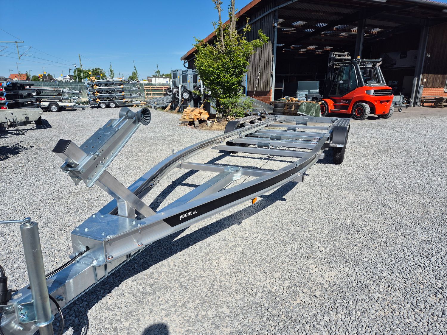 Bootsanhänger Yachtanhänger Trailer Alu 10,84m x 2,09m 3,5t 3-Achsen⭐NEU⭐