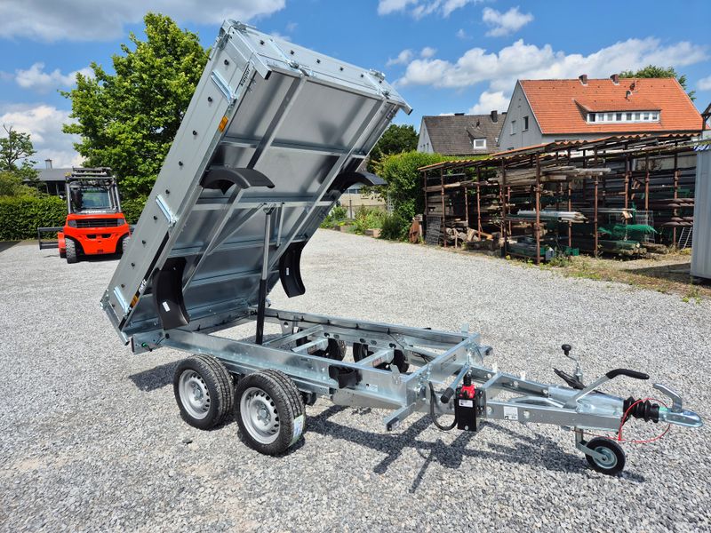 Rückwärtskipper Kipper Hochlader mit Alubordwänden 2,53m x 1,52m 1,5t 2-Achser ⭐NEUES MODELL⭐
