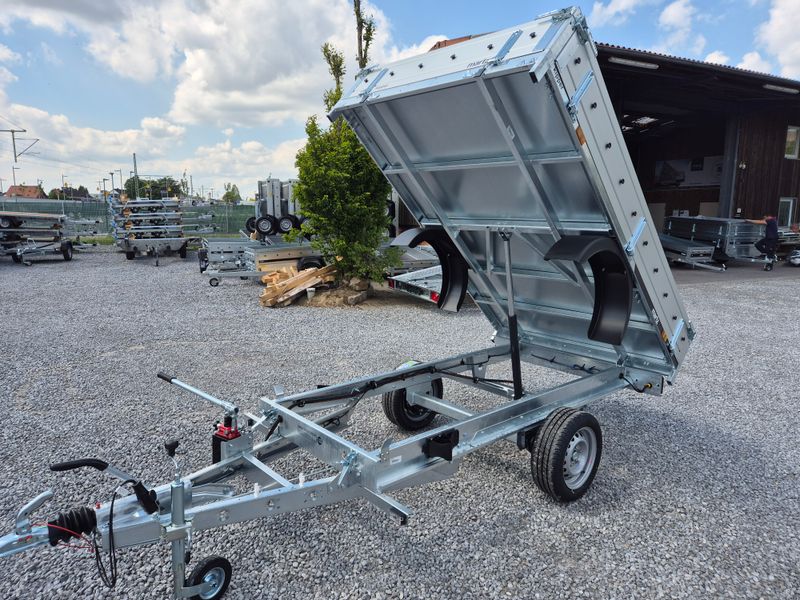 Rückwärtskipper Kipper Hochlader mit Alubordwänden 2,53m x 1,52m 1,3t ⭐NEUES MODELL⭐