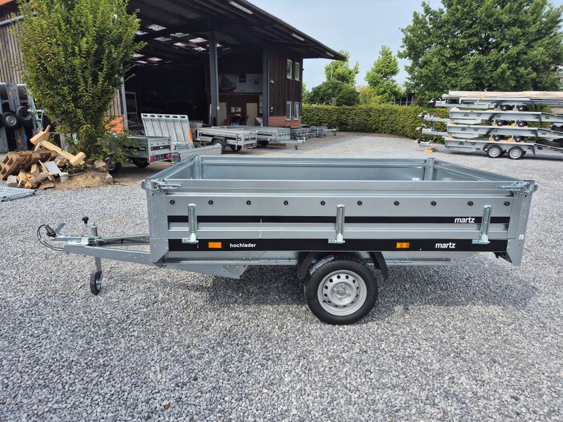 Autoanhänger Hochlader Kastenanhänger 2,50m x 1,51m 750kg 1-Achser ⭐NEU⭐