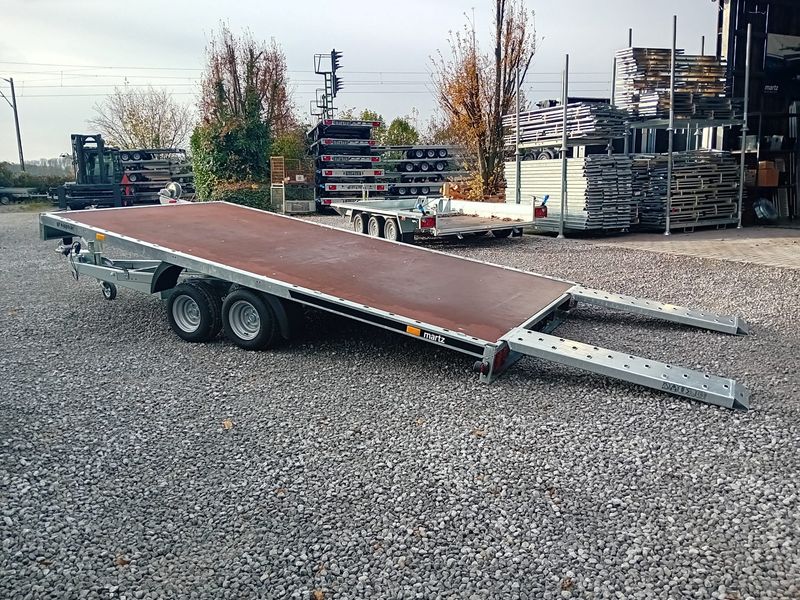 Martz Autoanhänger Autotrailer Plattformanhänger Hochlader kippbar 4,05m x 2,11m 3000kg⭐NEU⭐