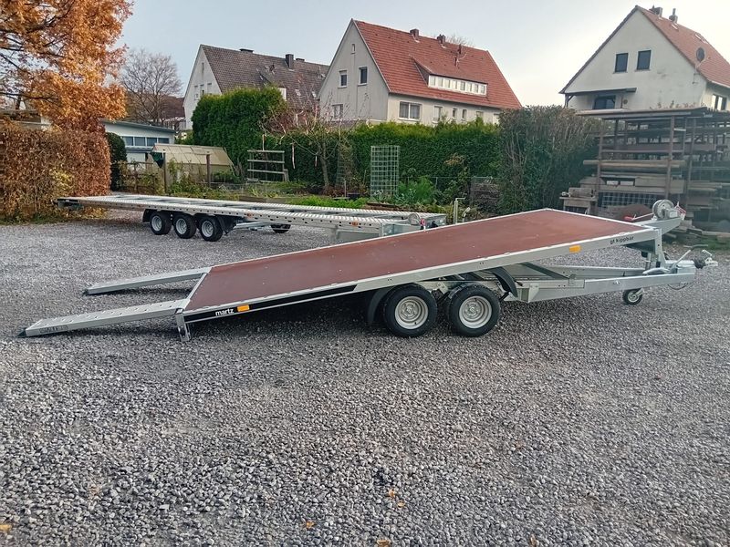 Martz Autoanhänger Autotrailer Plattformanhänger Hochlader kippbar 4,50m x 2,11m 2700kg⭐NEU⭐