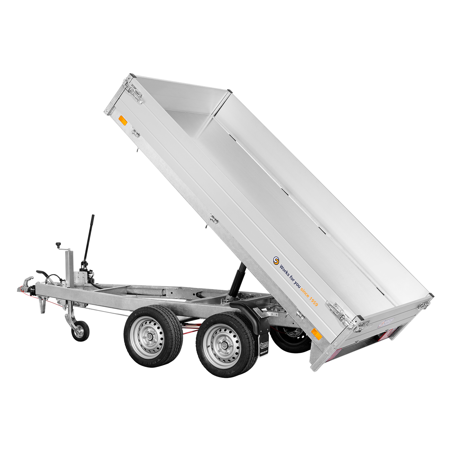 Saris Rückwärtskipper Kipper Anhänger 306 x 170 cm 2700kg⭐NEU⭐