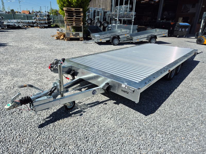 Autoanhänger Autotrailer Plattformtrailer Hochlader 5,07m x 2,11m 3,0t mit Aluboden⭐NEU⭐
