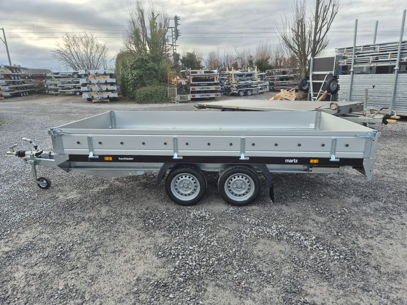 Autoanhänger Hochlader Kastenanhänger 3,65m x 1,71m 2000kg mit Alubordwände⭐NEU⭐