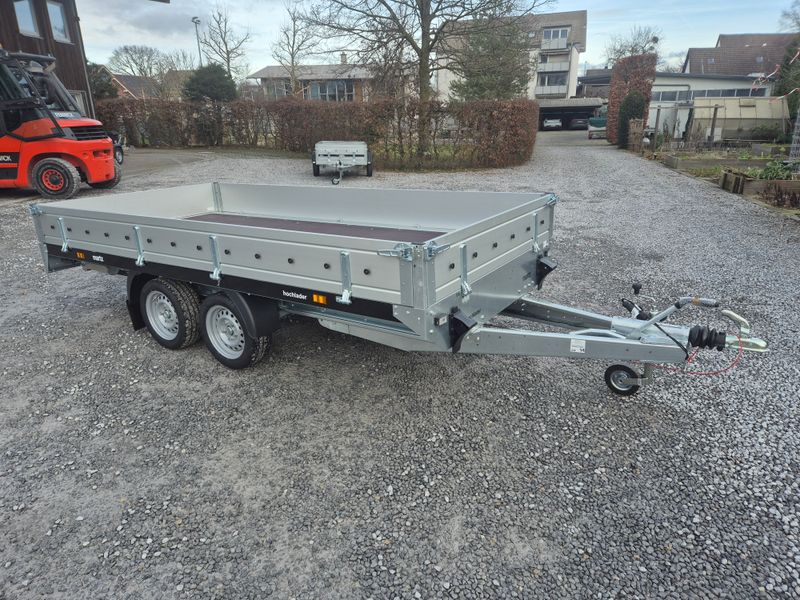 Autoanhänger Hochlader Kastenanhänger 3,25m x 1,71m 1500kg mit Alubordwände⭐NEU⭐
