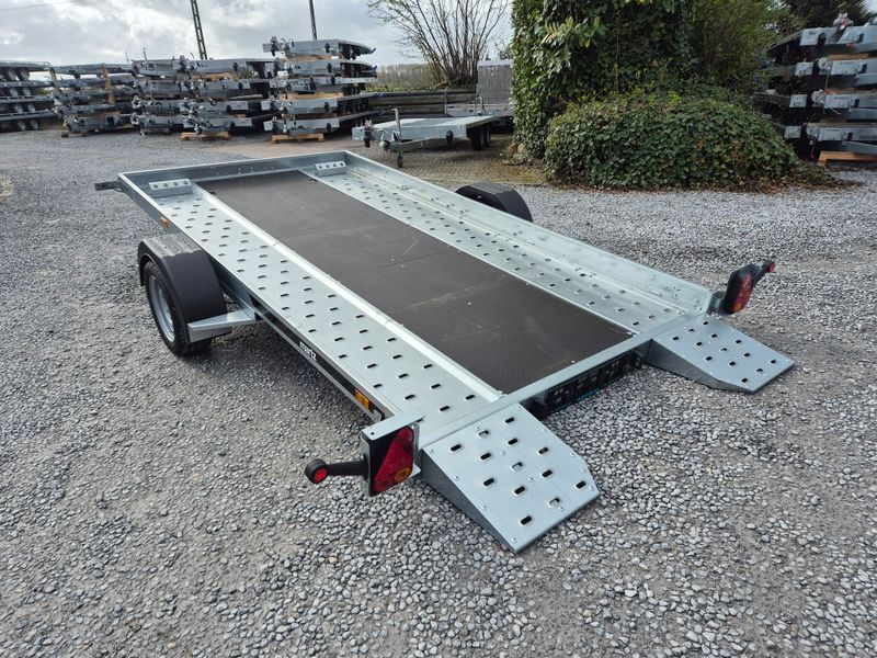 Autoanhänger Autotrailer Autotransporter kippbar 3,52m x 1,82m 1500kg 100kmh Zulassung⭐NEU⭐