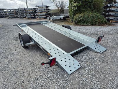 Autoanhänger Autotrailer Autotransporter kippbar 3,52m x 1,82m 1500kg 100kmh Zulassung⭐NEU⭐