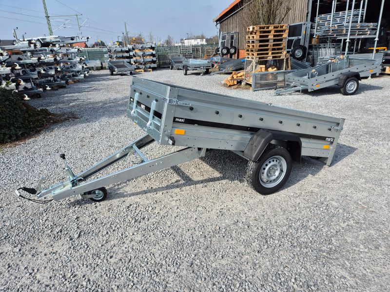 Martz Autoanhänger Kastenanhänger Tieflader kippbar 2,65m x 1,50m 750kg⭐NEU⭐
