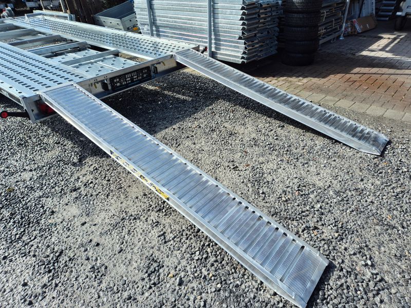 Auffahrrampen Alu Anhänger Paar 250cm x 30cm x 6,5cm 2600kg⭐NEU⭐