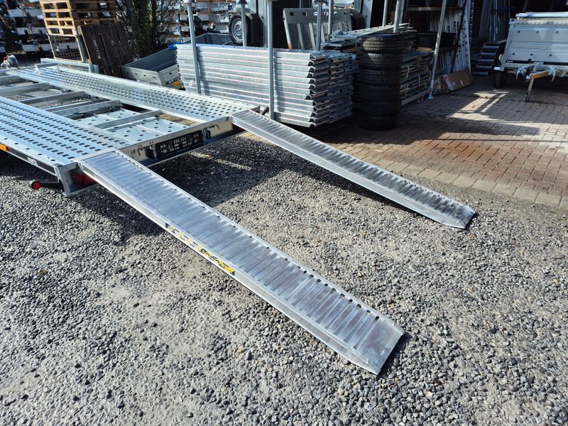 Auffahrrampen Alu Anhänger Paar 350cm x 40cm x 13,6cm 5220kg⭐NEU⭐