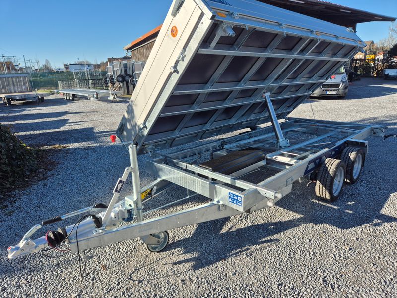 Saris Anhänger Dreiseitenkipper Kipper 4,06m x 2,04m 3,5t 2-Achser⭐NEU⭐