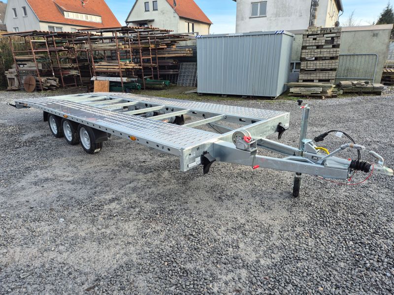 Martz Autoanhänger Autotransporter Trailer 6,0m x 2,15m 3,5t 3 Achsen abgesenkte Ladefläche ⭐NEU⭐