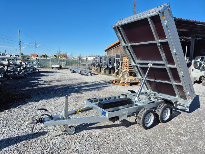 Saris Rückwärtskipper Kipper Anhänger 306 x 170 cm 2700kg mit elektrische Pumpe⭐NEU⭐