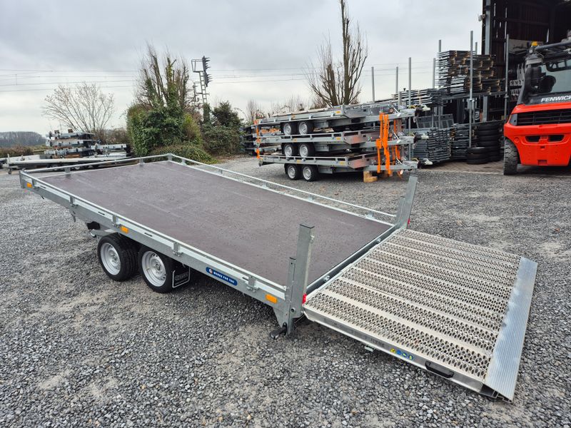 Saris Autoanhänger Plattform Maschinenanhänger 4,06m x 2,24m 3,5t⭐SALE⭐