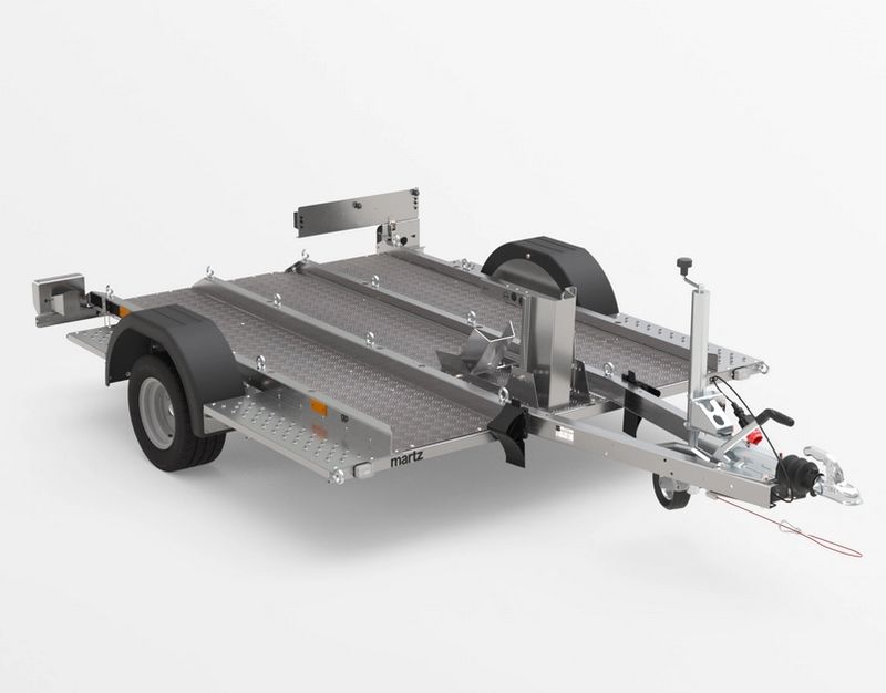 Autoanhänger Motorradanhänger für bis zu 3 Motorräder 1300kg⭐NEU⭐