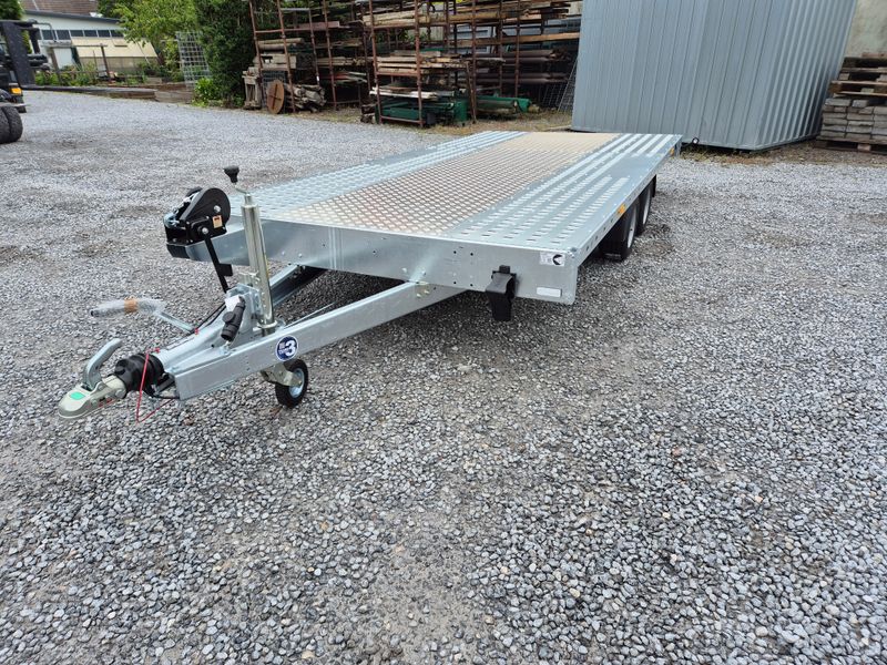 Martz Autoanhänger Autotransporter Trailer 4,5m x 2,15m 2700kg 2-Achsen mit Aluboden mittig⭐NEU⭐
