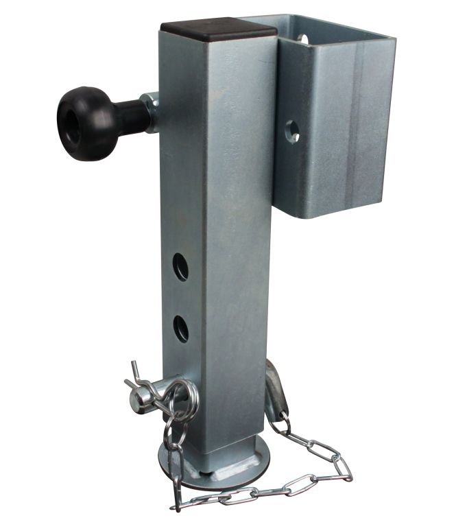 Heckstütze für Autoanhänger Stützfuß schwenkbar 60 x 347 mm⭐NEU⭐Stütze mit Bolzen zum klappen