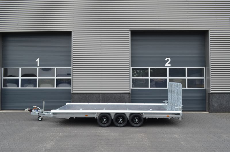 Baumaschinenanhänger Maschinenanhänger 4,80m x 1,80m 3500kg⭐NEU⭐Vlemmix 480cm x 180cm 3,5t 3 Autoanhänger Maschinentransporter Maschinentrailer Baggeranhänger Baugeräteanhänger mit Siebdruckplatte⭐