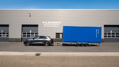 20 Fuß Containeranhänger Autoanhänger 6,0m x 2,44m 3500kg Container Trailer⭐NEU⭐Vlemmix 20 ft Containerchassis Containertransporter Container Transportanhänger Wechselbrückenanhänger Plattformanhänger