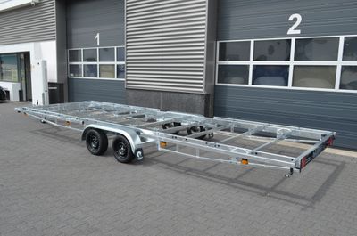 Tiny House Anhänger Fahrgestell Autoanhänger 6,00 x 2,44m 3500kg ⭐NEU⭐Vlemmix TH600 600cm x 244cm 3,5t Tiny House Chassis Hausanhänger Plattformanhänger Basisfahrgestell Tieflader für Tiny House Haus