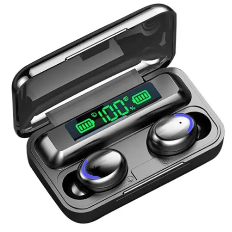 TWS F9-5 Bluetooth In-Ear-Kopfhörer mit Powerbank Wireless/Kabellos A018