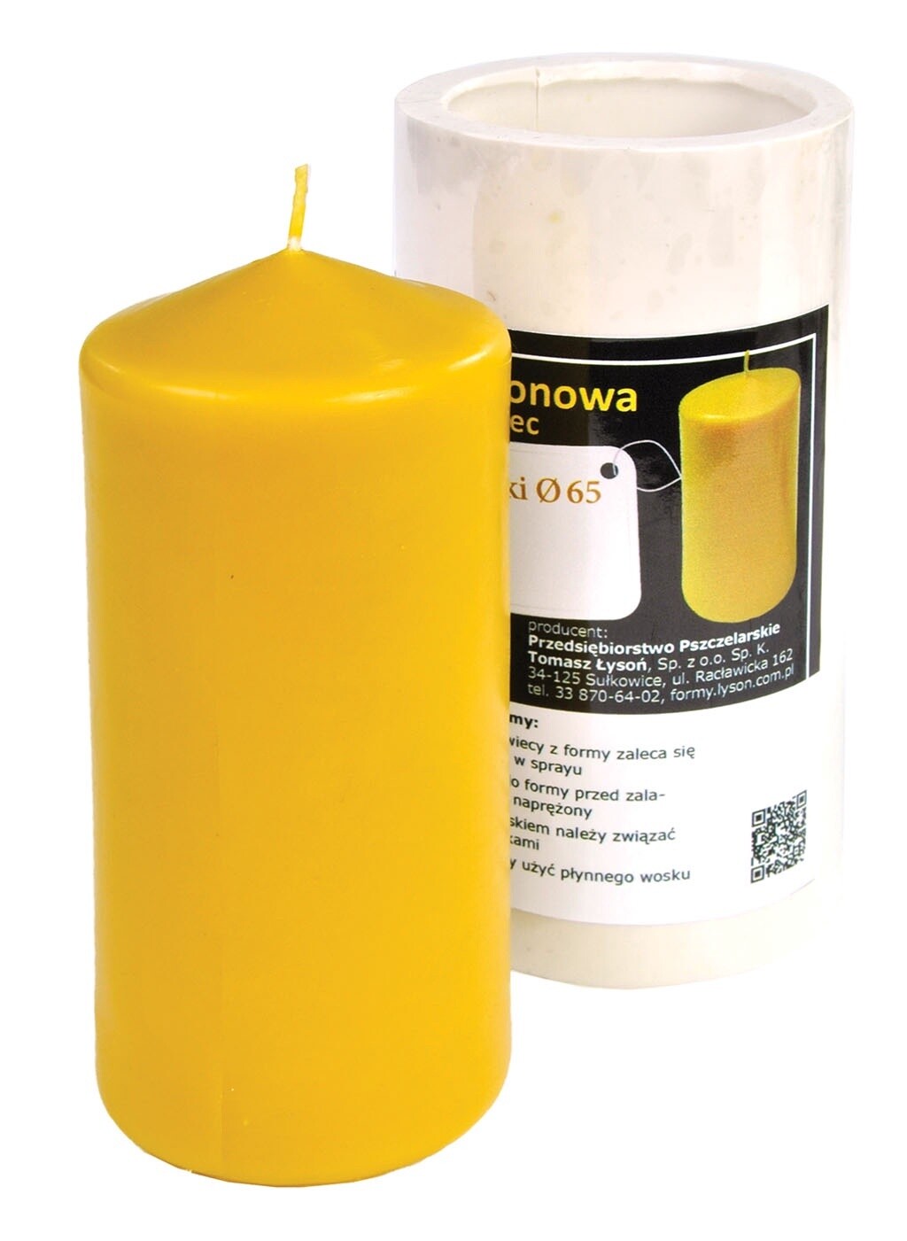 Silicone mould  - Post, smooth, slim fi65